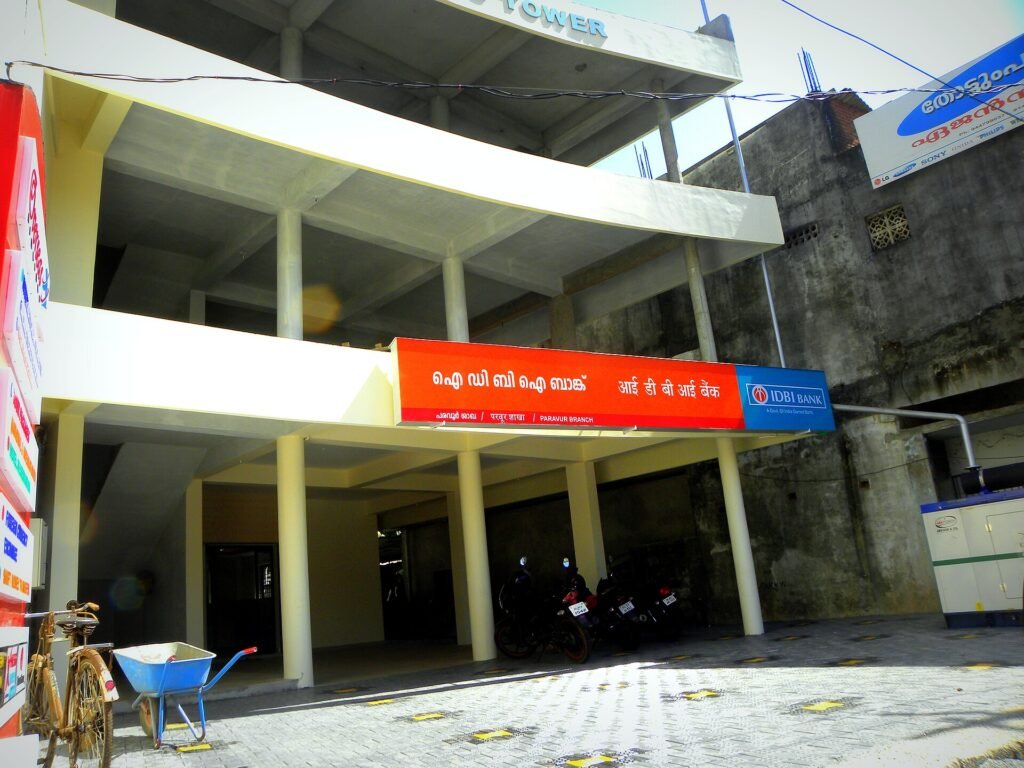 IDBI Bank branch exterior with signage